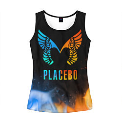 Майка-безрукавка женская Placebo, Logo, цвет: 3D-черный