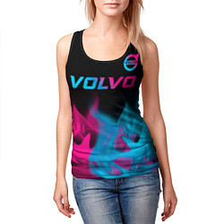 Майка-безрукавка женская Volvo Neon Gradient, цвет: 3D-черный — фото 2