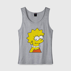 Женская майка Lisa Simpson