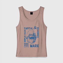 Женская майка Marx: Capital