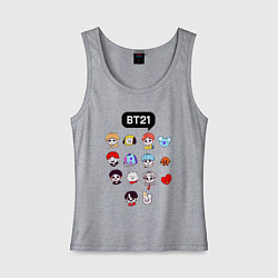 Женская майка BTS BT21