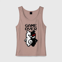 Женская майка MONOKUMA GAME OVER