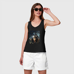 Майка женская хлопок Megadeth Poster Z, цвет: черный — фото 2