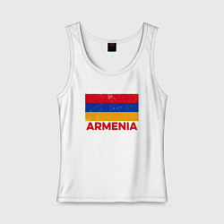 Женская майка Armenia Flag