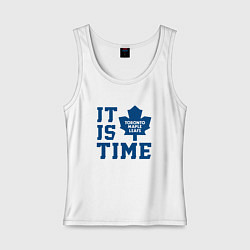 Женская майка It is Toronto Maple Leafs Time, Торонто Мейпл Лифс