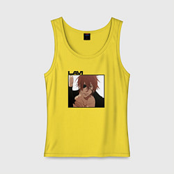 Майка женская хлопок Lavi - D Gray man, цвет: желтый