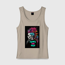 Женская майка Punks not dead