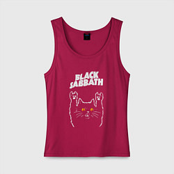 Женская майка Black Sabbath rock cat