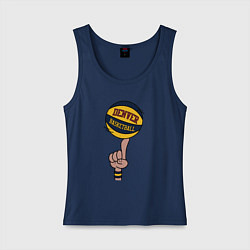 Майка женская хлопок Denver ball, цвет: тёмно-синий