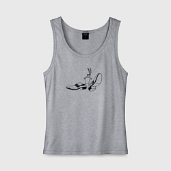 Женская майка Бархатные тяги мем с Планктоном из мультика