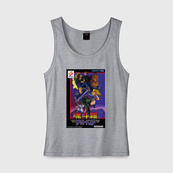 Майка женская хлопок Хард корпс обложка, цвет: меланж