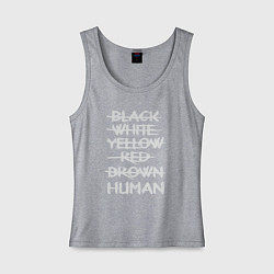 Женская майка Я человек