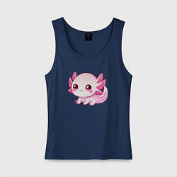 Женская майка Милый аксолотль