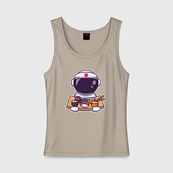 Женская майка Space sushi