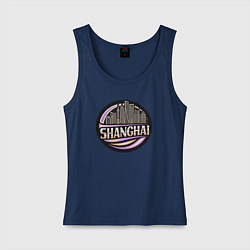 Женская майка Город Шанхай