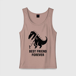 Женская майка Godzilla best friend