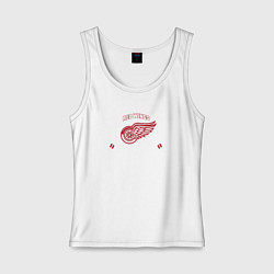 Майка женская хлопок Detroit Red Wings: Est.1926, цвет: белый