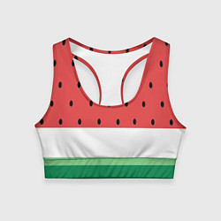 Женский спортивный топ Сочный арбуз