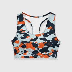 Топик спортивный женский CS:GO Asiimov Camouflage, цвет: 3D-принт