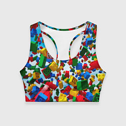 Топик спортивный женский Roblox Cubes, цвет: 3D-принт