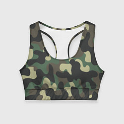 Женский спортивный топ КАМУФЛЯЖ