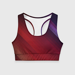 Топик спортивный женский Пикси, цвет: 3D-принт