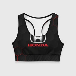 Топик спортивный женский HONDA, цвет: 3D-принт