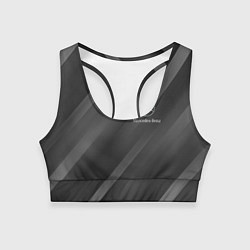Топик спортивный женский MERCEDES, цвет: 3D-принт