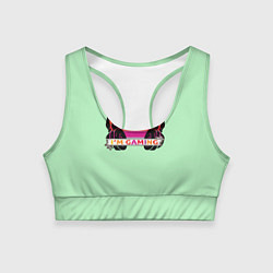 Топик спортивный женский Игра, цвет: 3D-принт
