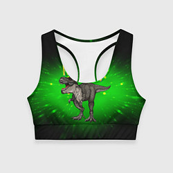 Женский спортивный топ Roarrr! Динозавр T-rex