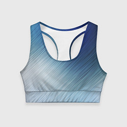 Топик спортивный женский Текстура Оттенки льда, цвет: 3D-принт