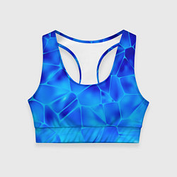 Топик спортивный женский Ice Under Water, цвет: 3D-принт