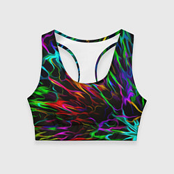 Женский спортивный топ Neon pattern Vanguard