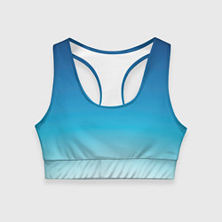 Топик спортивный женский Начинающаяся ночь, цвет: 3D-принт