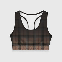 Женский спортивный топ Tartan gradient