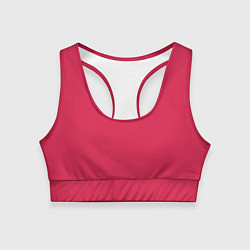 Топик спортивный женский Viva magenta pantone textile cotton, цвет: 3D-принт