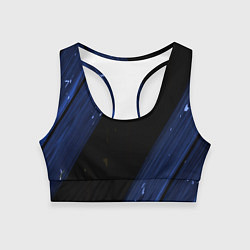 Женский спортивный топ Текстура красок