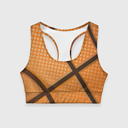 Топик спортивный женский Basket ball style, цвет: 3D-принт