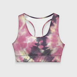 Женский спортивный топ Tie-Dye дизайн