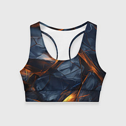 Топик спортивный женский Нестандартный порядок, цвет: 3D-принт
