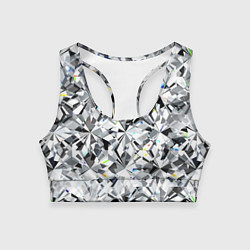 Женский спортивный топ Магия бриллиантового мерцания