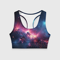 Женский спортивный топ Взрыв в космосе