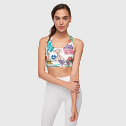 Топик спортивный женский Детский принт, цвет: 3D-принт — фото 2