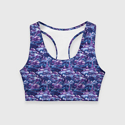 Женский спортивный топ Готическая ночь на Рождество