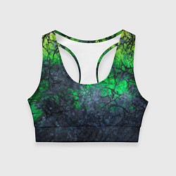 Женский спортивный топ Абстракция - acid web