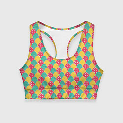 Женский спортивный топ Крашенные яйца