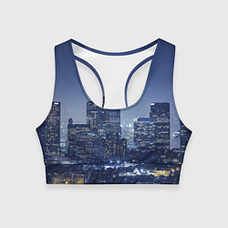 Топик спортивный женский City, цвет: 3D-принт