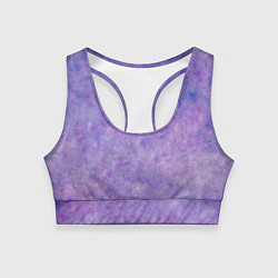 Женский спортивный топ Фиолетовый свет фонаря