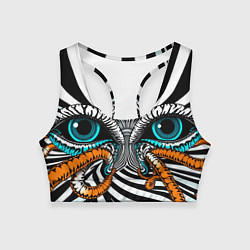 Женский спортивный топ Глаз и щупальца