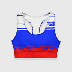 Женский спортивный топ Патриот - флаг